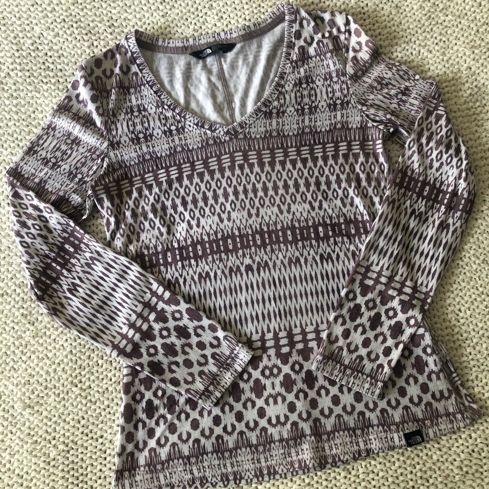 The North Face FlashDry Long Sleeve V-Neck Tee